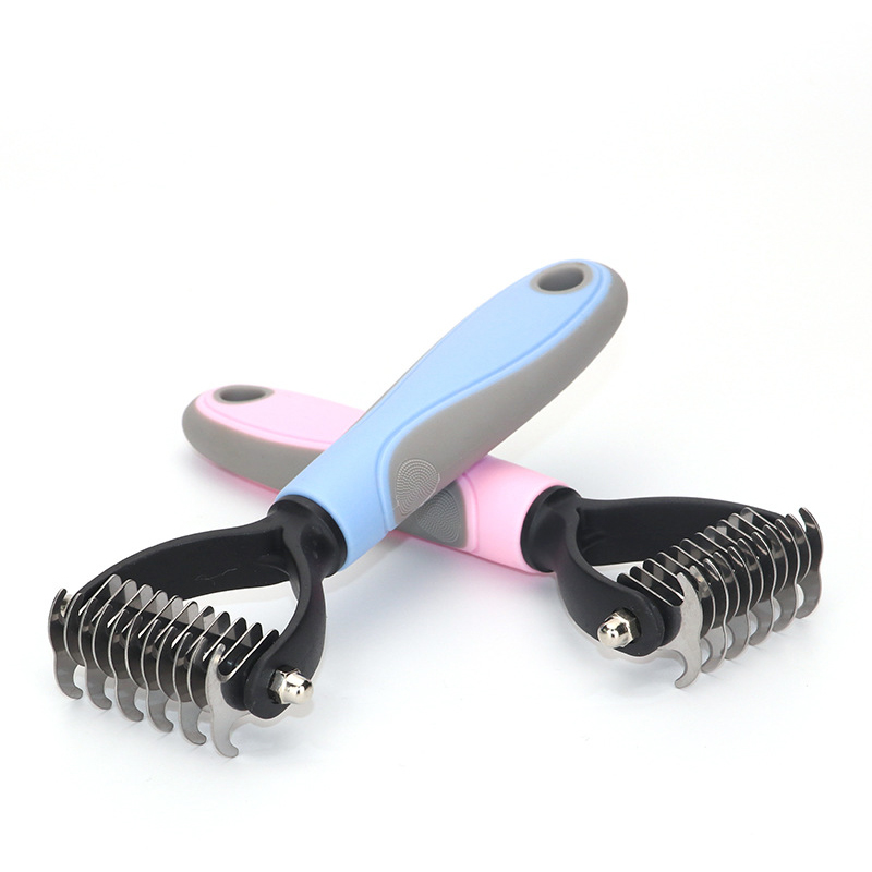 Sisir Grooming Bahan Stainless Steel Untuk Anjing / Kucing