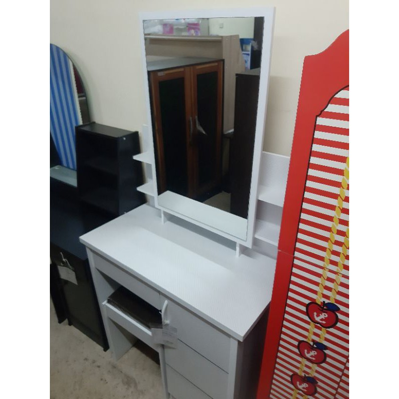 SUDAH DIRAKIT - Meja Rias Sliding + Kursi (KHUSUS AREA SEMARANG)