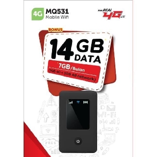 Modem Mif   i Wifi MQ531 Telkomsel 4G LTE 14GB UNLOCK All