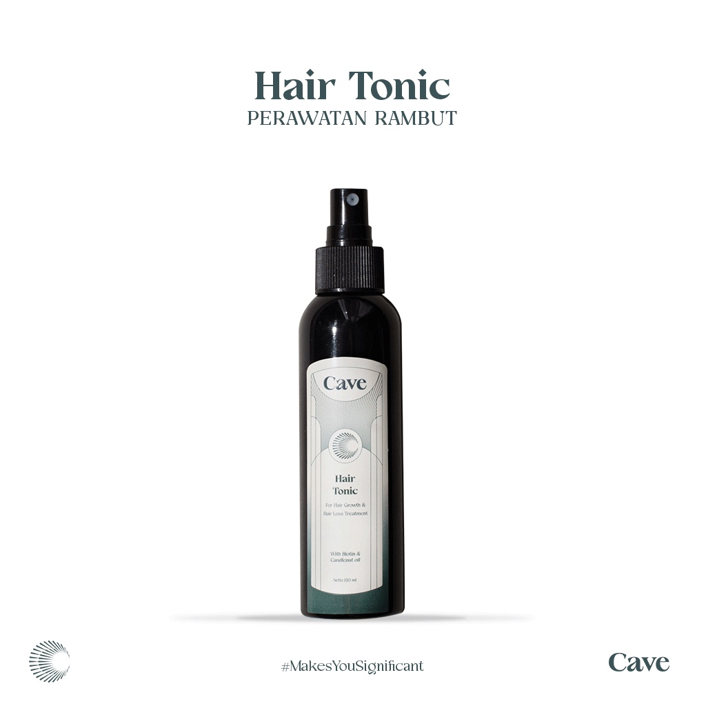 CAVE Hair Tonic 150 ml Original Perawatan Rambut, Penumbuh Rambut &amp; Vitamin Untuk Menyuburkan Rambut Anti Rontok (bayar COD)