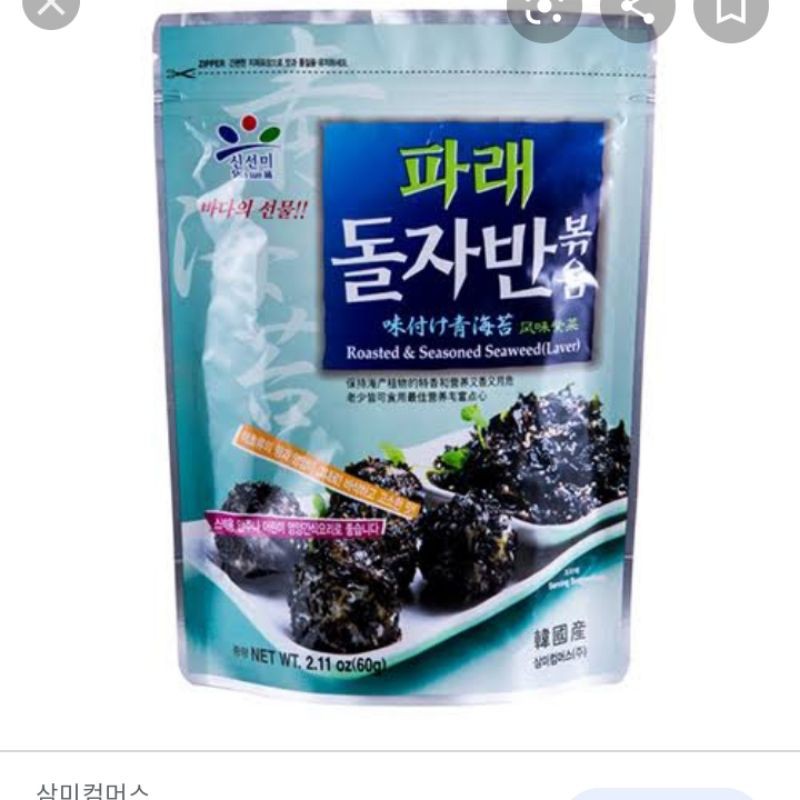 

Sinsunmi Roasted Sesoned Leaver Original 60gram*