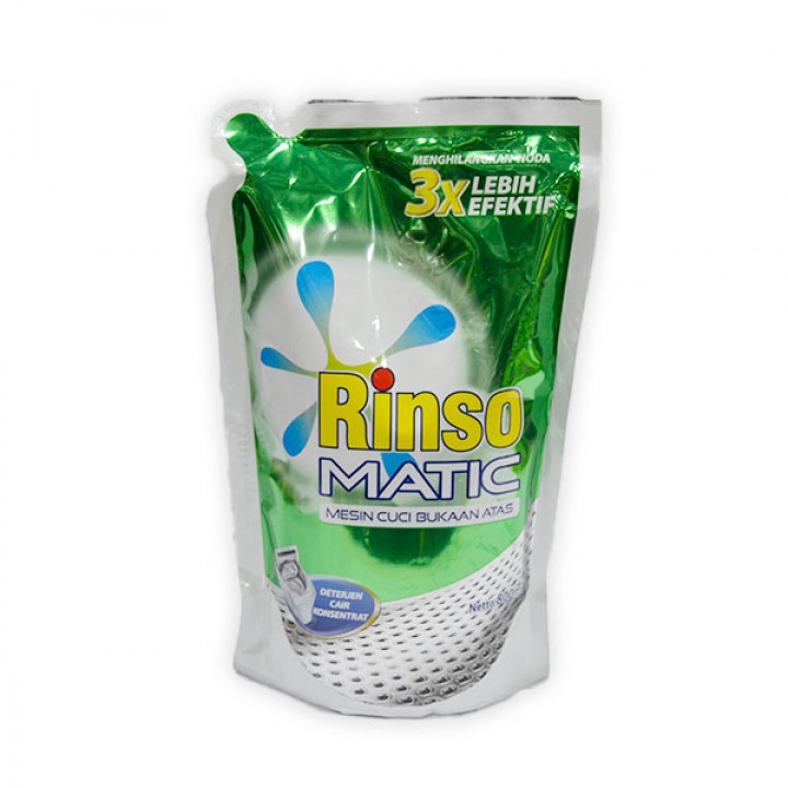 Rinso Matic Cair 1.65L Professional mesin cuci bukaan atas &amp; samping rinso cair 1600 ML 1,65 LITER rinso matic bubuk 1kg rinso matic 1kg