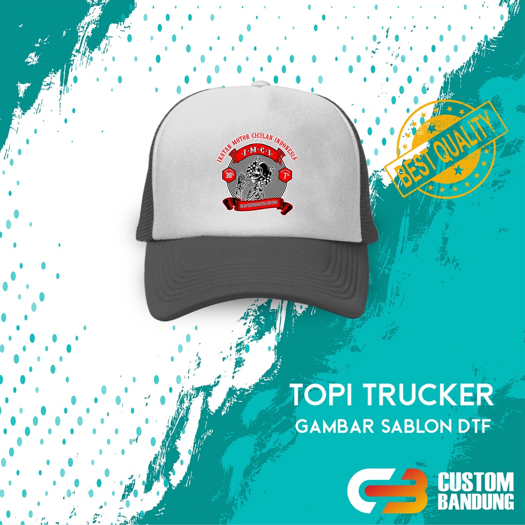 Topi Trucker IMCI Topi Jaring GBR Pria Wanita Bisa COD Original High Quality