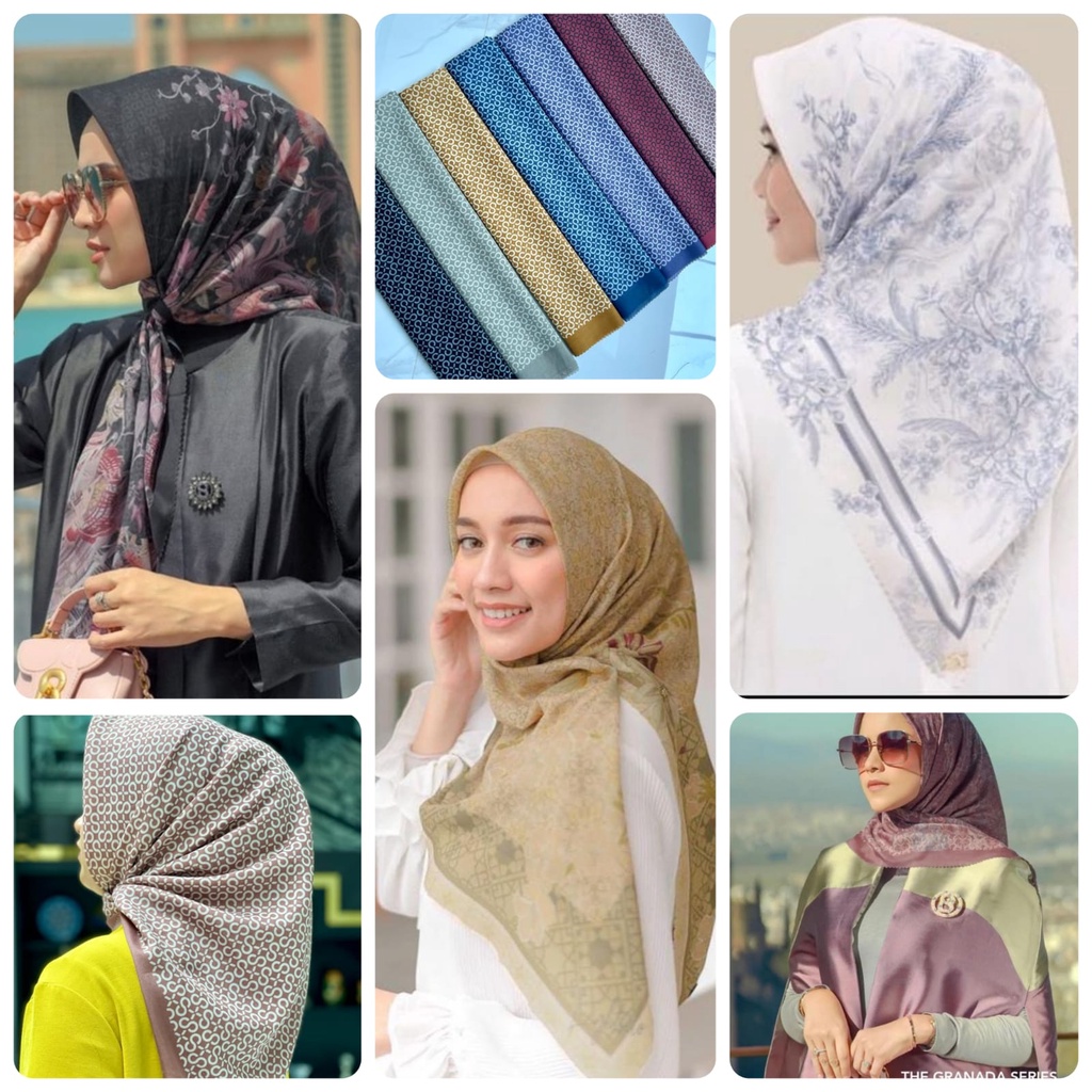 Jual Grosir Hijab Voal Motif Terbaru Hijab Motif Printing Jilbab Voal Motif Kerudung