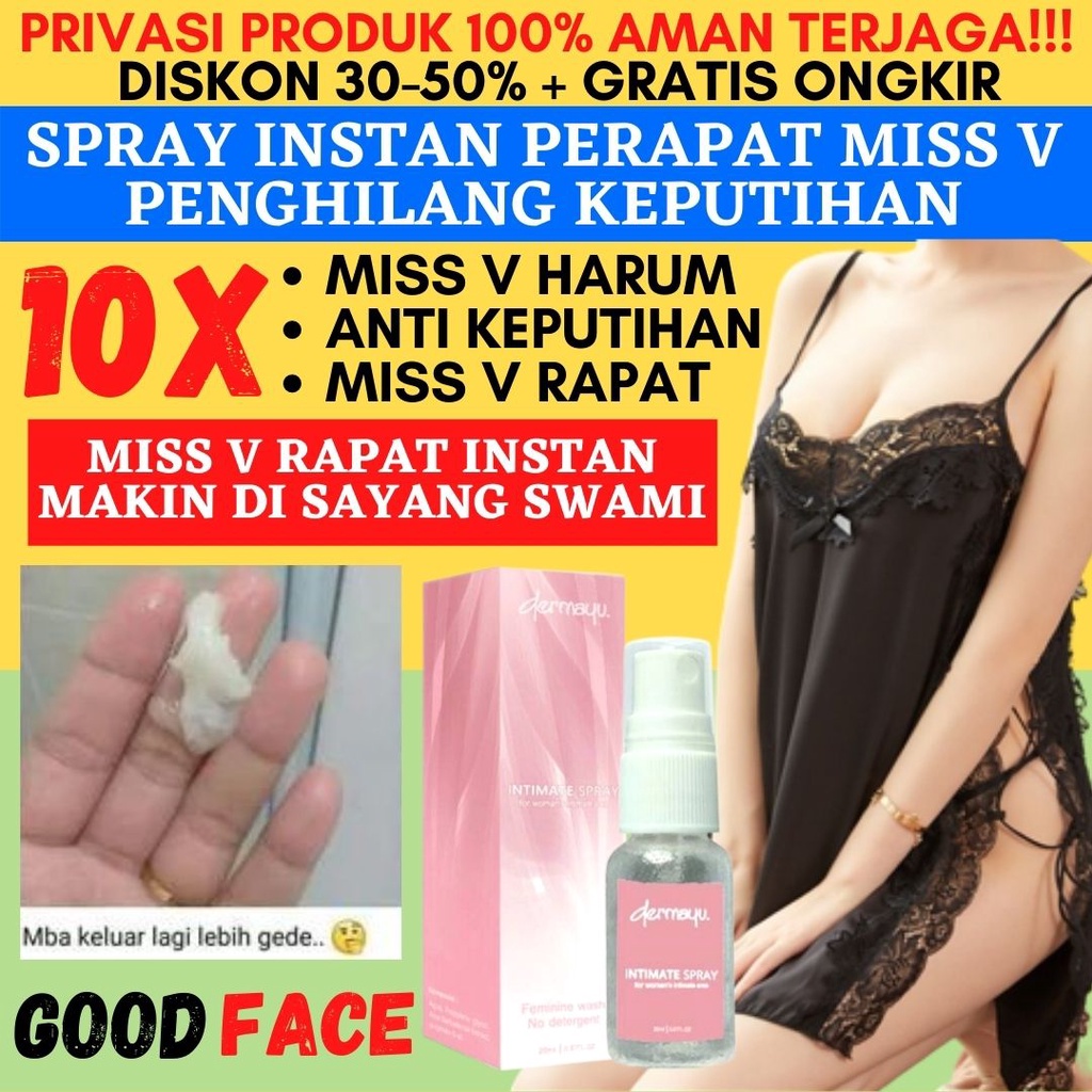 PERAPAT MISS V PERMANEN SERUM DERMAYU INTIMATE SPRAY 20ML PERAPAT VAGINA PARFUM MISS V RAPET VAGINA