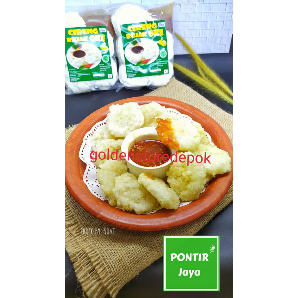

rujak cireng rasa original pontir jaya depok enak gurih nagih isi 20 pc