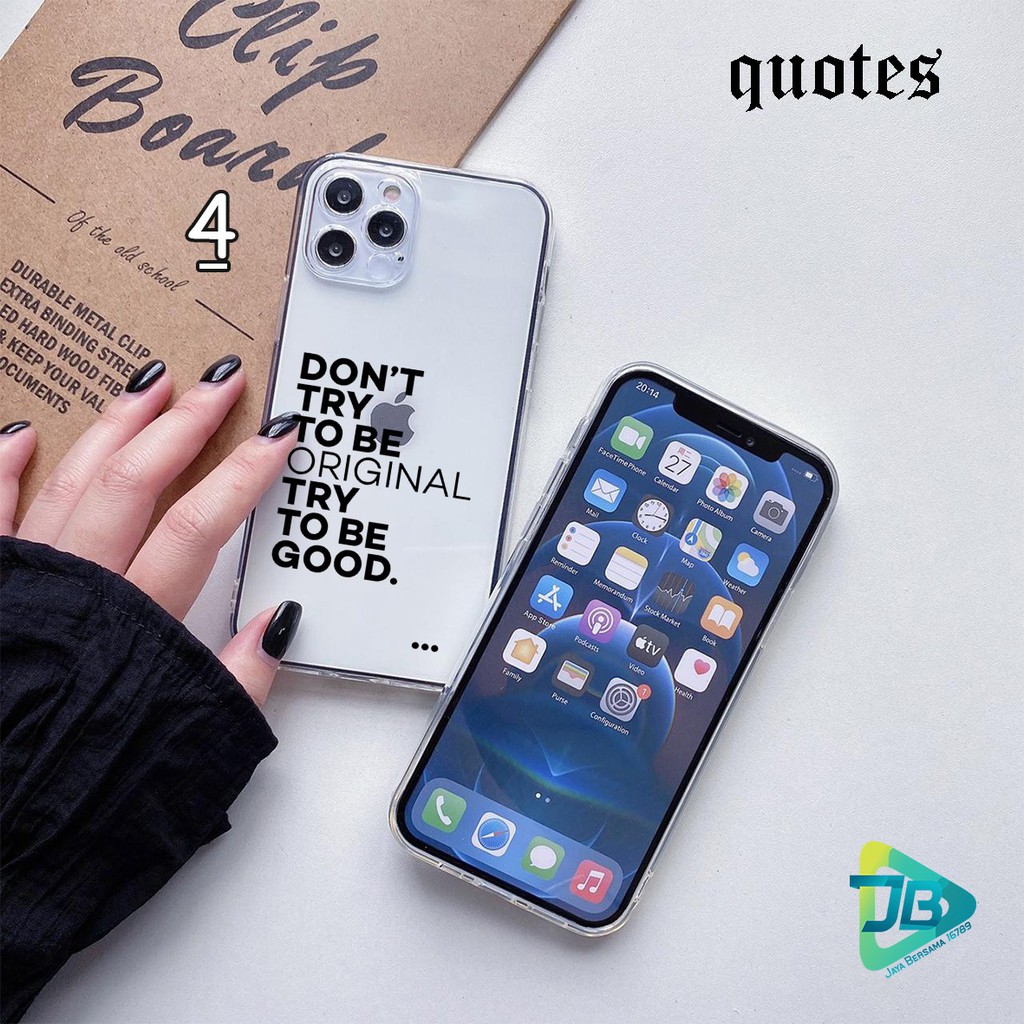 SOFTCASE BENING QUOTES IPHONE 5G 5S 6G 6S 7G 7S 8G 8S SE 2020 6G+6S+ JB4250