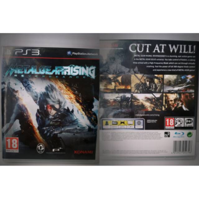 Kaset PS3 "METAL GEAR RISING - REVENGENCE"