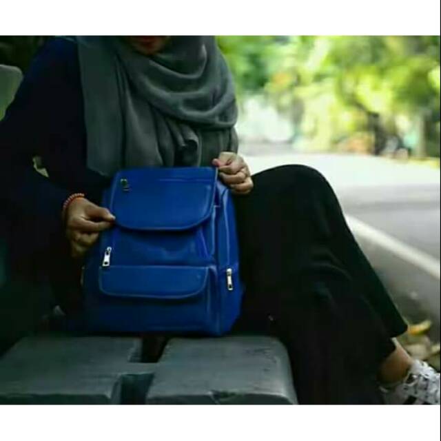 TERMURAH  Tas Ransel Wanita Prisha MY Qeena By Kirana Stuff.