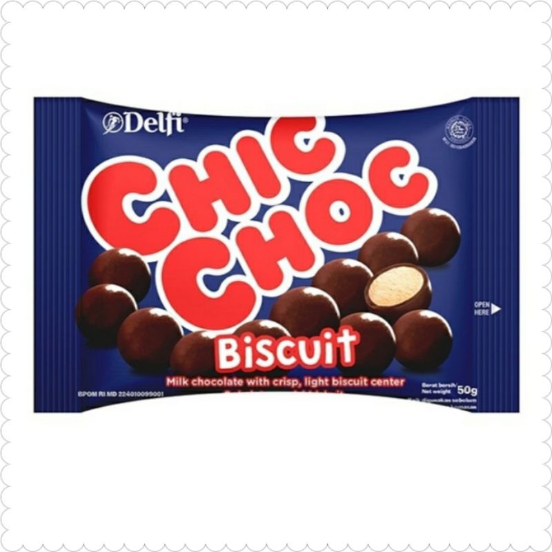 

Delfi Chic Choc Biscuit Chocolate 40 gram