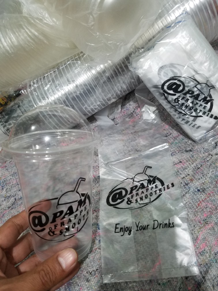 Paket Cup + Tutup+plastik Take Away
