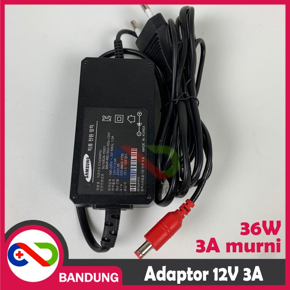 ADAPTOR 3A 12V MURNI 3A MERK SAMSUNG KOREA