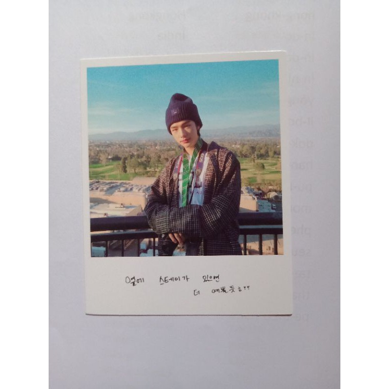 polaroid hyunjin go live [booked]