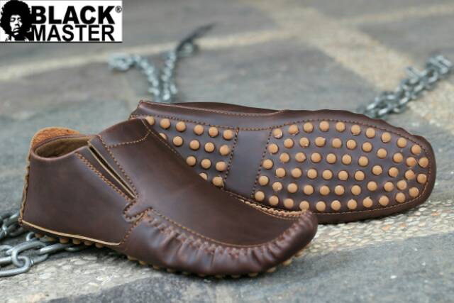 SEPATU FORMAL SLIPON KULIT ASLI BLACKMASTER ALIEN