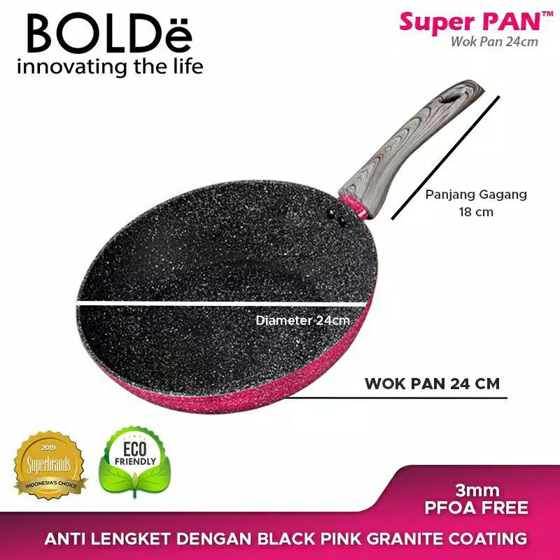 Bolde wok pan 24cm