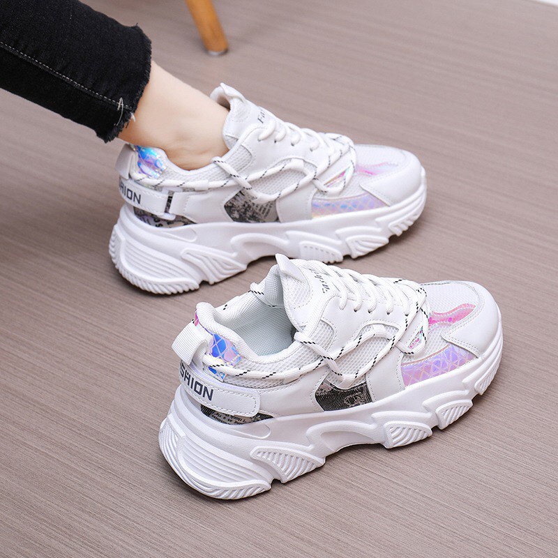 AVANCEID 1887 Sepatu Sneakers Wanita Sekolah Olahraga Sport Pink Putih Import