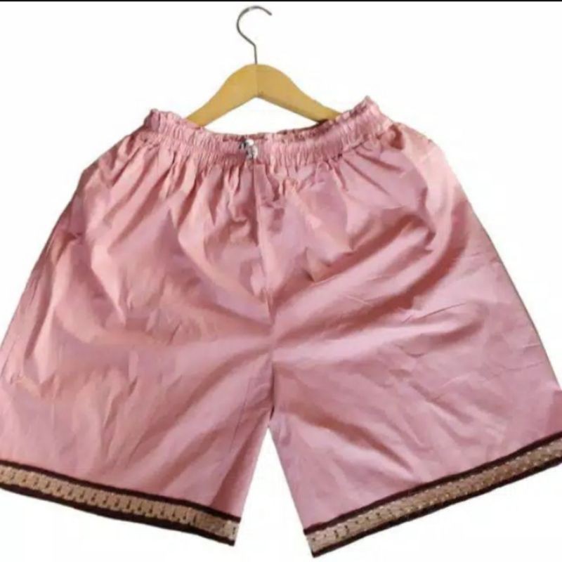 CELANA PENDEK SANTAI WANITA BERENDA KATUN STRETCH