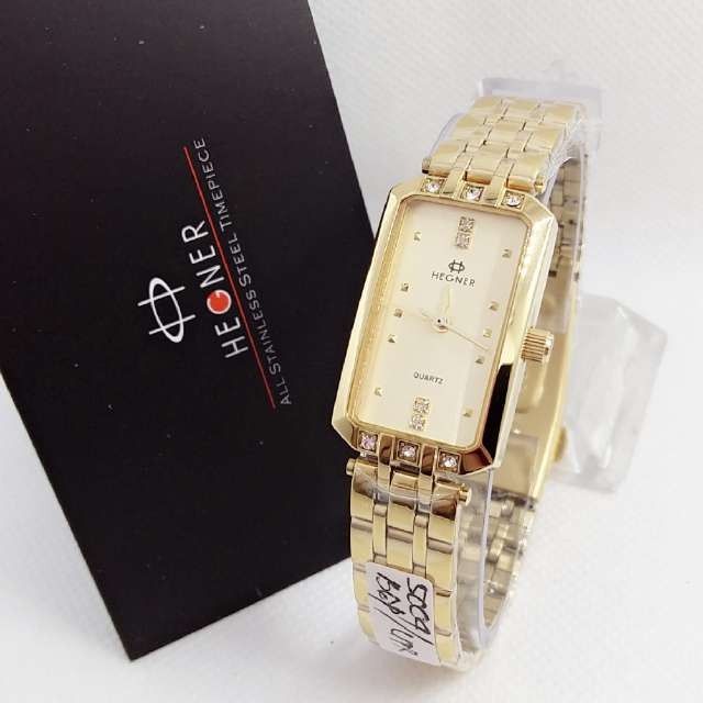 Jam Tangan Wanita Hegner Original HG5004 Gold