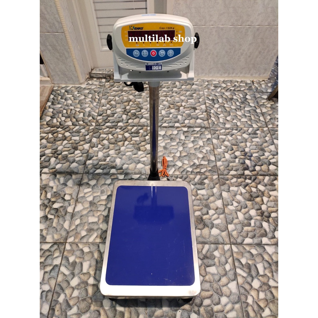 Jual Timbangan 150kg Digital Kk 300w Kenko Kapasitas 150kg Shopee