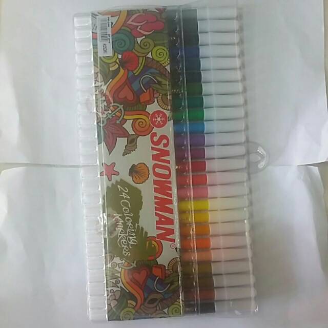 

SPIDOL SNOWMAN 12 WARNA