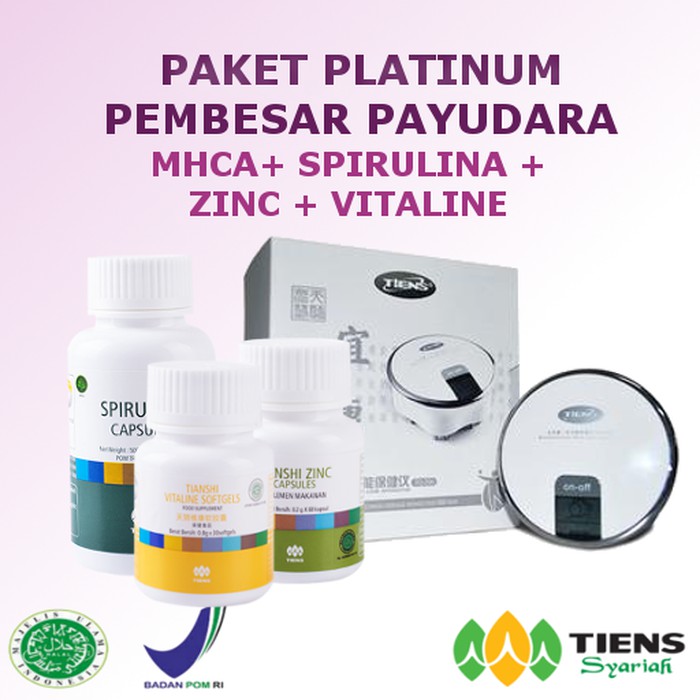 Alat Memperbesar Payudara Tiens MHCA HCA Original Paket Lengkap