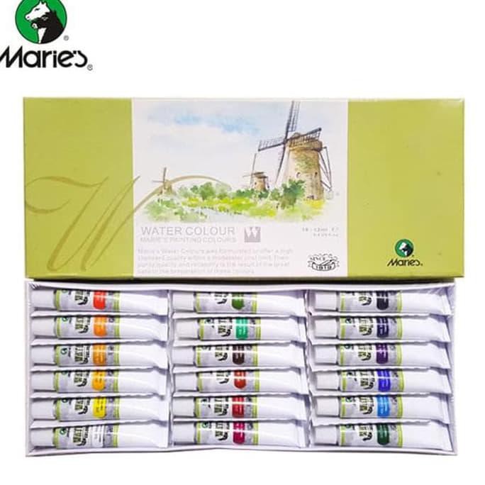 

{{BAYAR DI TEMPAT}} Cat Air Maries Watercolour Set 18 KOMPLIT [Kode 1|Kode 2|Kode 3|Kode 4|Kode