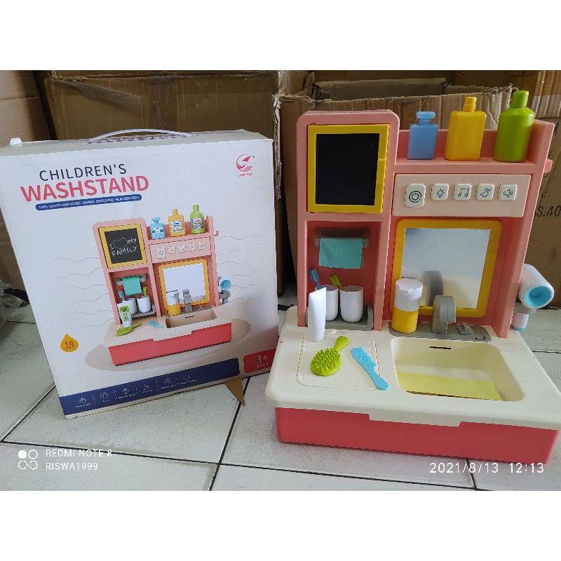 MAINAN EDUKASI CHILDREN WASHSTAND CUCI TANGAN