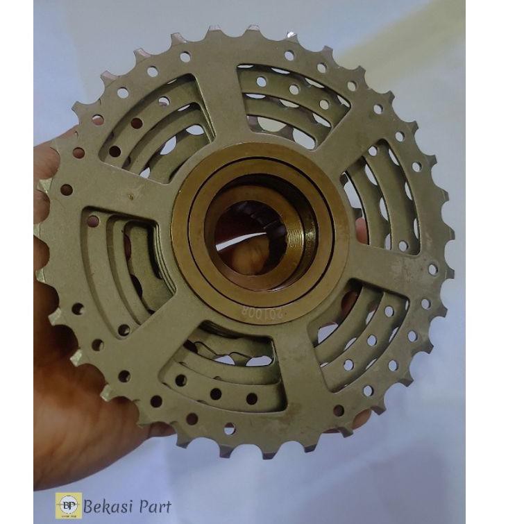T1S9 Sprocket frewell  8 speed / Frewell 8 Speed drat Ulir 13-32T / Gir Tumpuk 8 susun Sepeda MTB Re