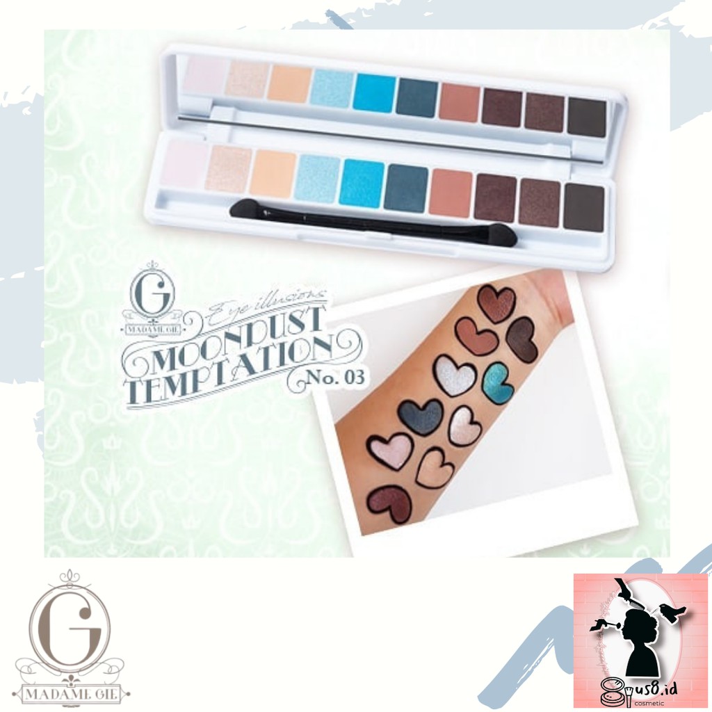 MADAME GIE Moondust Temptation Eyeshadow ( eye shadow madam gie )