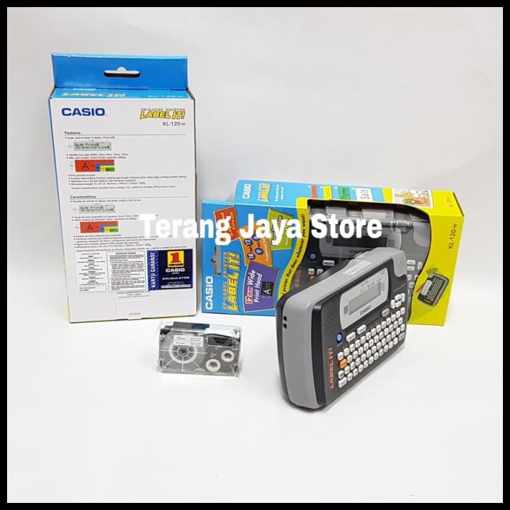

CASIO LABEL PRINTER KL-120 LABEL IT KL 120 PRINTER LABEL CASIO KL120