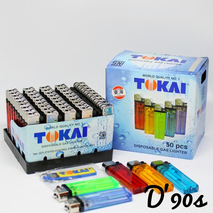 Korek Api Gas merk TOKAI isi 50 pcs