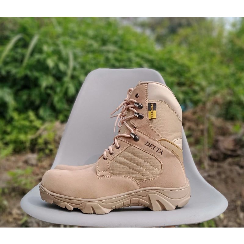 sepatu safety boots pdl cordura taktikal kerja lapangan 8inc