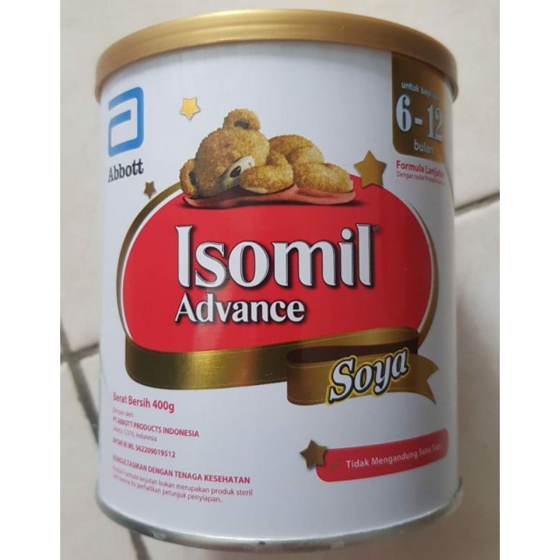 Isomil advance soya 0-12 / 6-12 bulan 400 gr