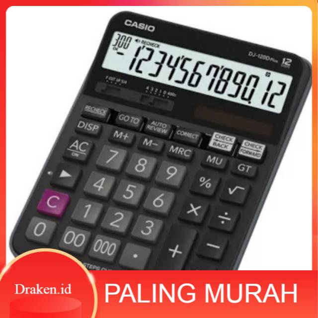 

[COD} Kalkulator Casio Dj 120 D Plus Besar Original