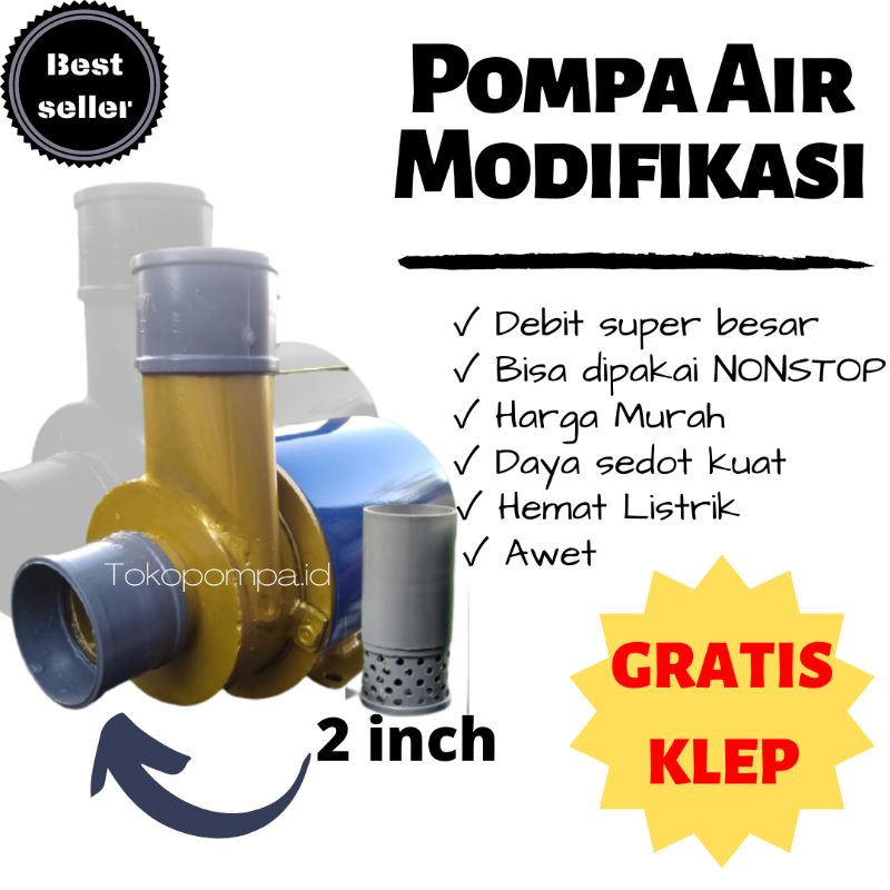 Pompa Air Modifikasi + Tusen Klep 2Dim