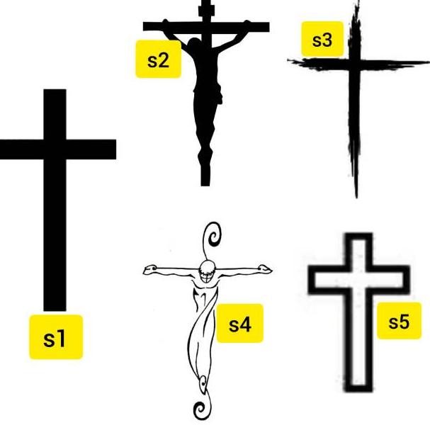 Promo Terpopuler |l62✹ Tato Temporer/Stiker Tato Minimalis - SALIP - Tato salib simple