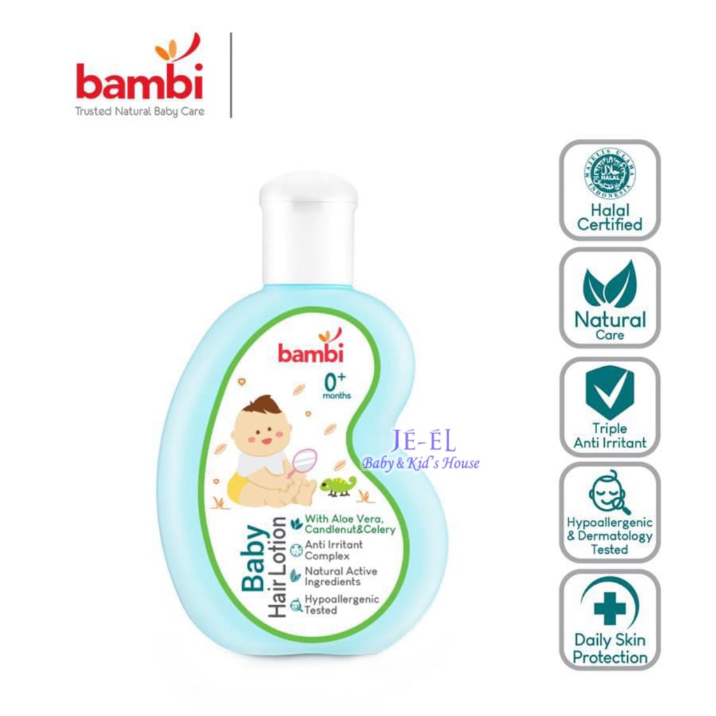 Bambi Baby Hair Lotion 100ml/Minyak rambut Bayi 100ml