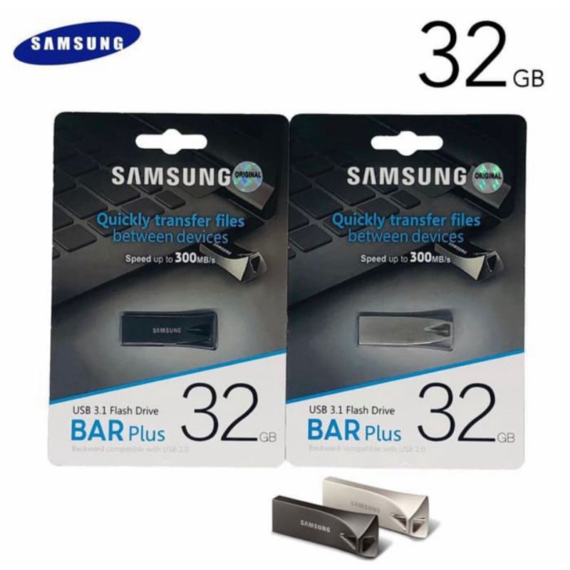 Flashdisk Samsung 32 GB USB 3.1 Original 100% Stainless Flash Drive