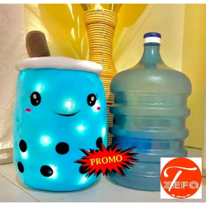 Boneka Boba LED jumbo - Mainan anak boneka bantal bisa nyala