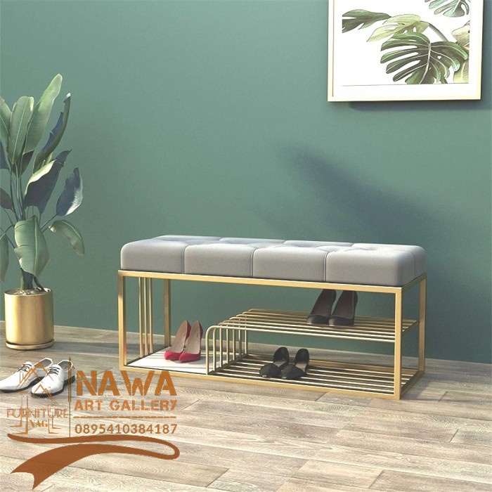 Bench Sofa | Bangku | Rak sepatu besi