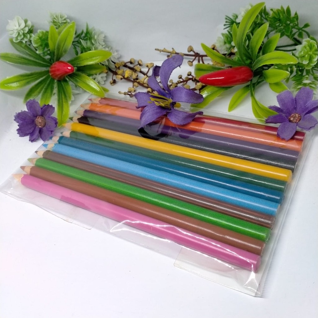 PENSIL WARNA WARNI SATUAN PANJANG Kayu Lengkap Bagus Set Murah Gambar Lukis Color Pencil Terbaik-4