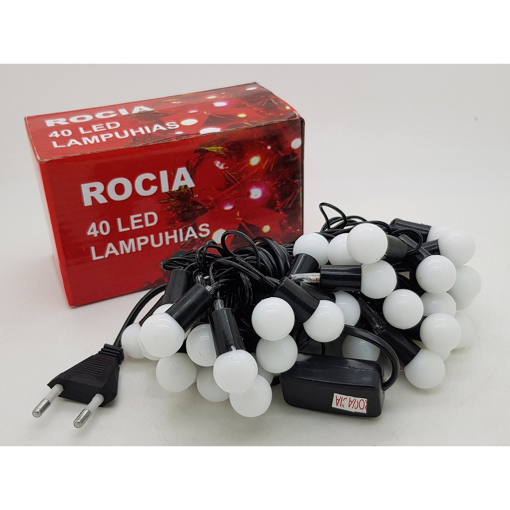 lampu natal led bola kelereng anggur ROCIA / lampu hias kafe