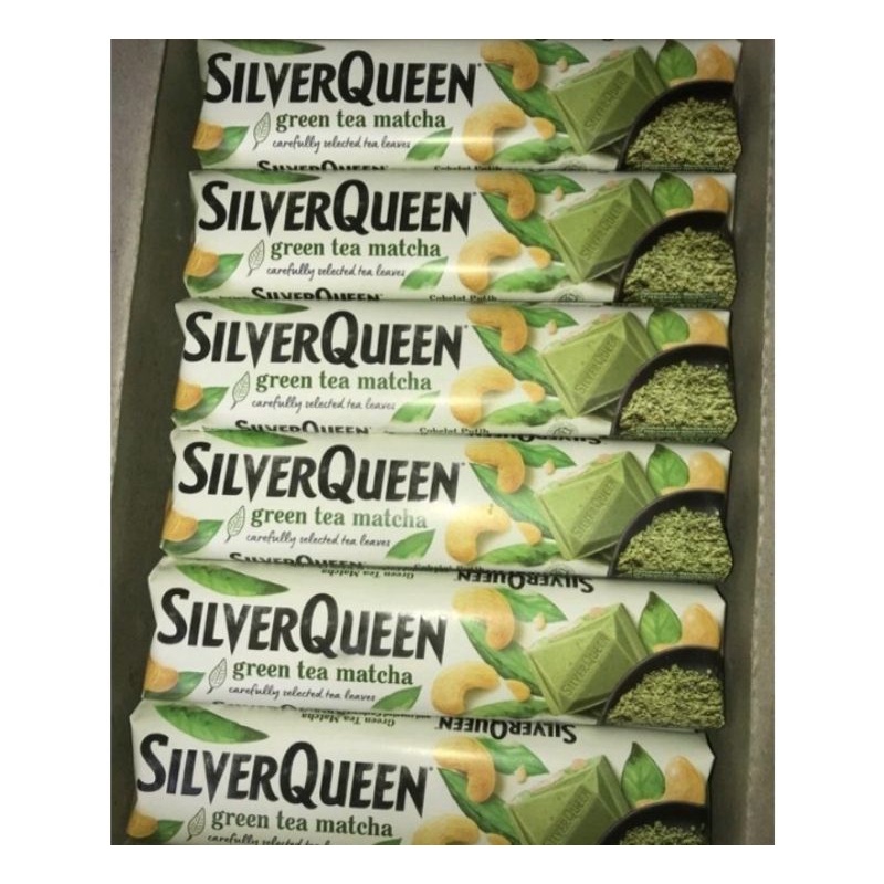 

⭐⭐⭐⭐⭐Cokelat Silverqueen Green Tea 30g for 6 pc