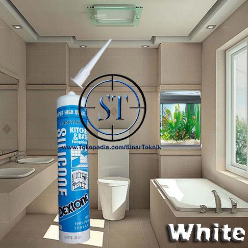 White Lem Sanitary Akuarium, Keramik, Porselen, Kaca Sealant Dextone Sitekni88 Kualitas Baik