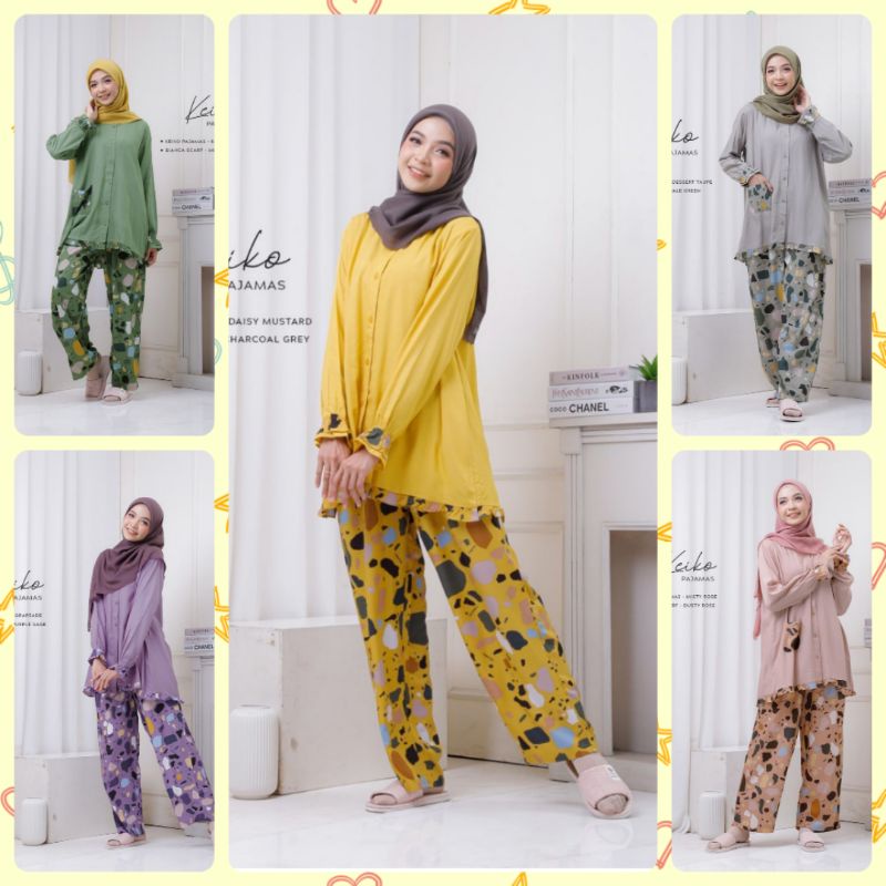 KEIKO PAJAMAS/ PIYAMA by COTTONCHIC