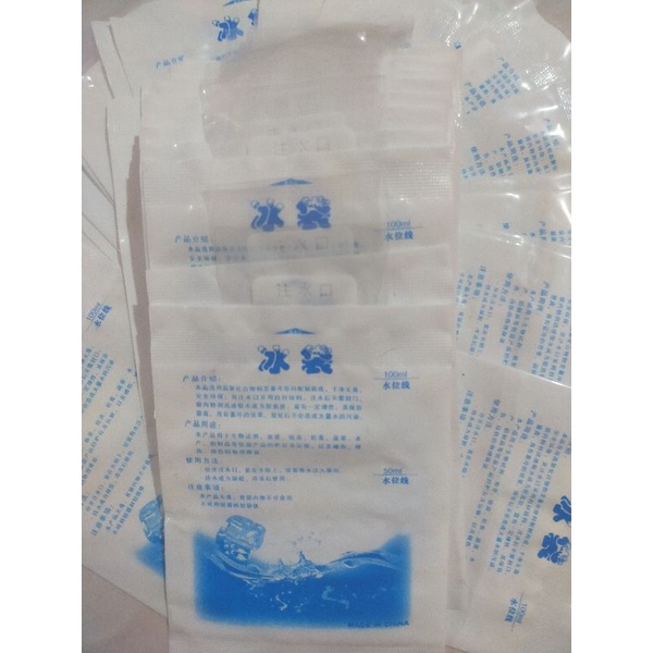 Ice Pack Lembaran 50ml Beku Untuk Packing Aman Saat Pengiriman Produk Dingin Bisa Dipakai Kembali