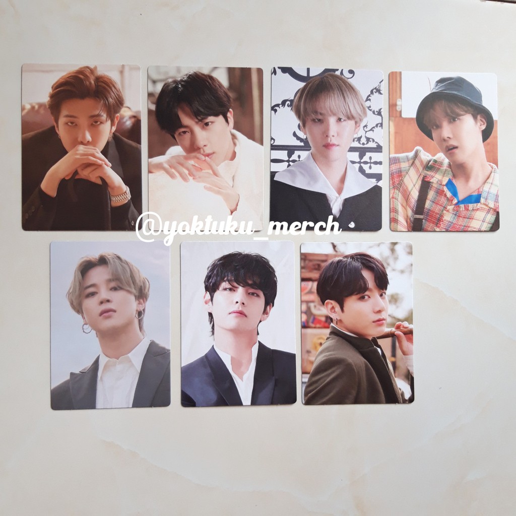 Ready Stock Book lamp photocard Jungkook Namjoon Rm Jin Suga Yoongi Jhope Jimin Taehyung Army kit