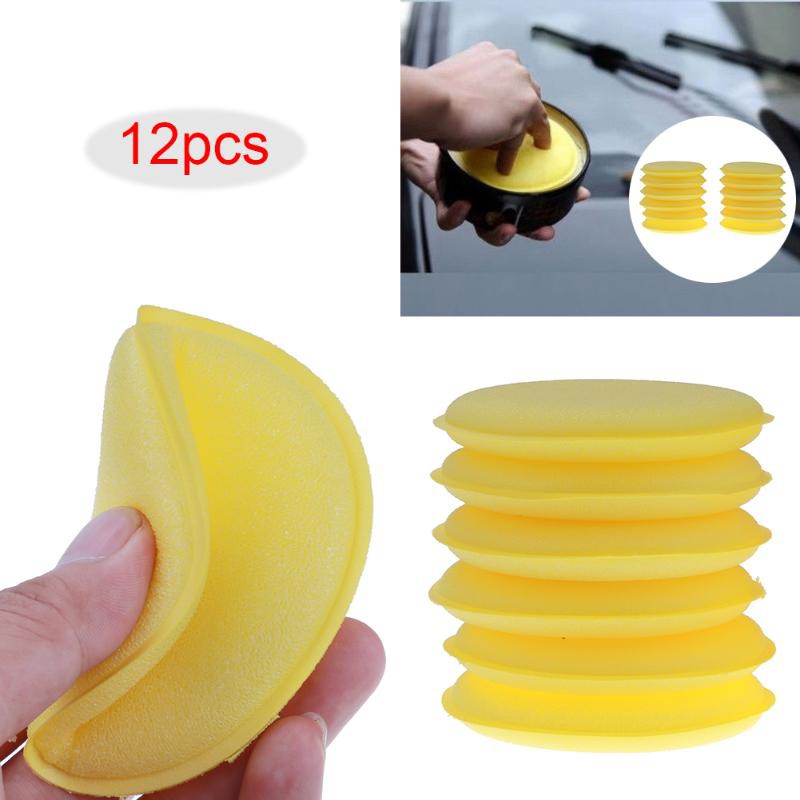 Busa Pad Poles Wax Body Mobil 12PCS - OMHZHNYL Yellow