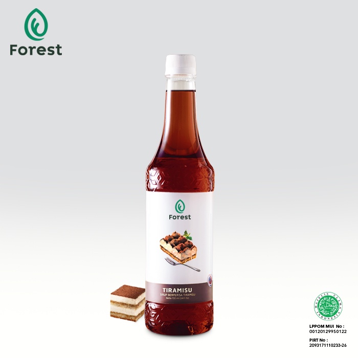 FOREST SYRUP TIRAMISU - Sirup Rasa Tiramisu - 720 ml