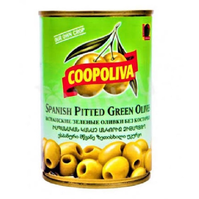 

buah zaitun hijau green pitted olives coopoliva 385